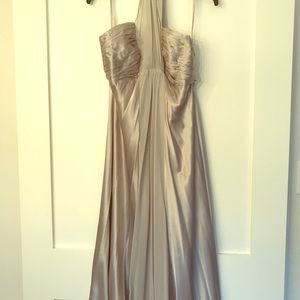 Silver dress great for weddings or going out